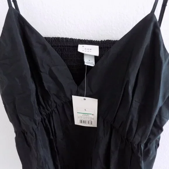 A New Day V Neck Maxi Tiered Dress NWT - Picture 2 of 4